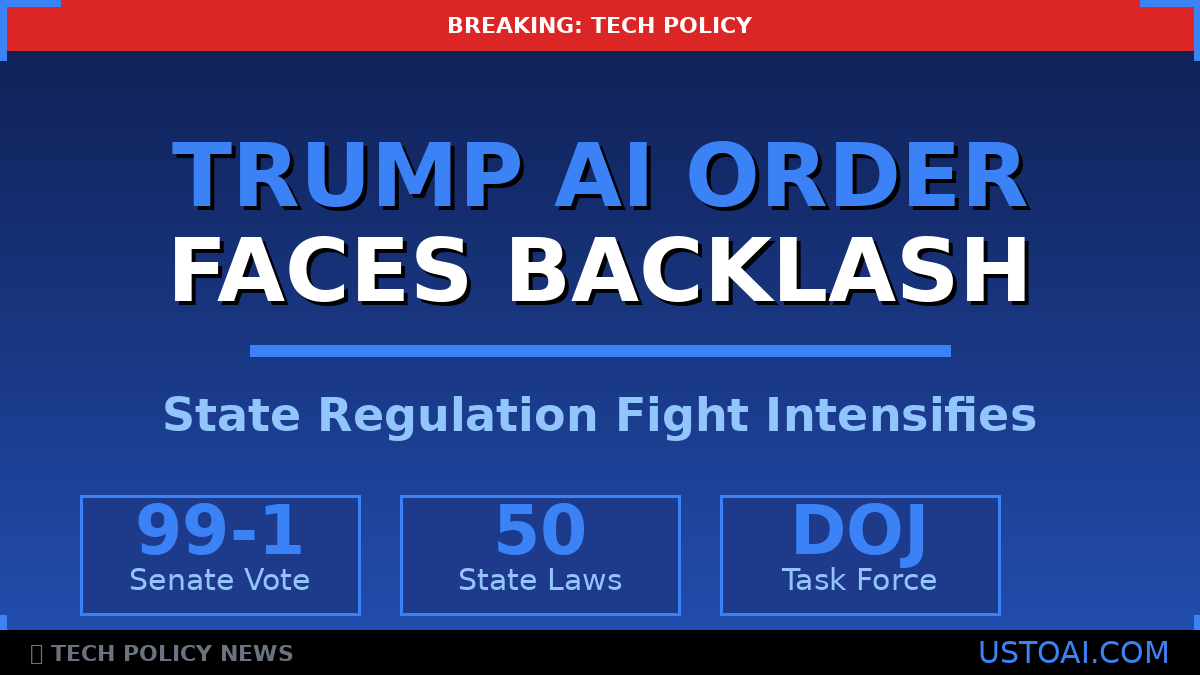 Trump AI Regulation Order Stalls Amid Bipartisan Pushback