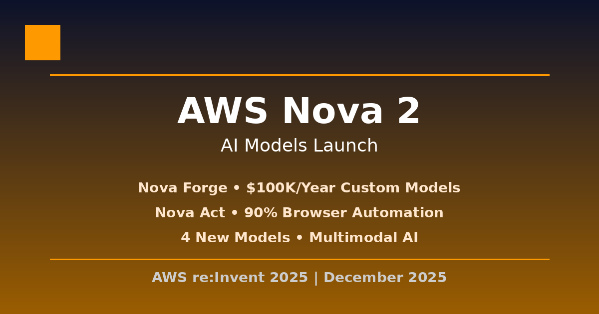 AWS Nova 2 AI Models Revolutionize Enterprise Cloud Computing with Frontier-Class Capabilities