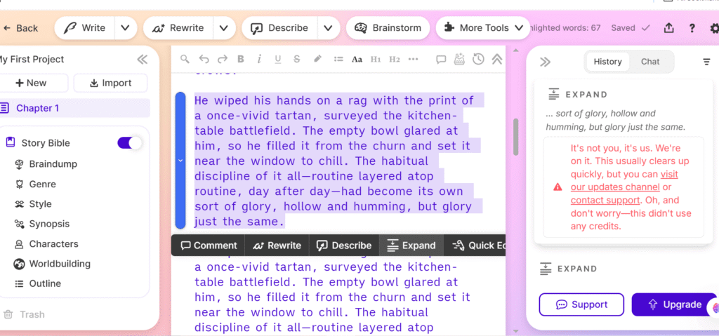 sudowrite-for-novel-writing