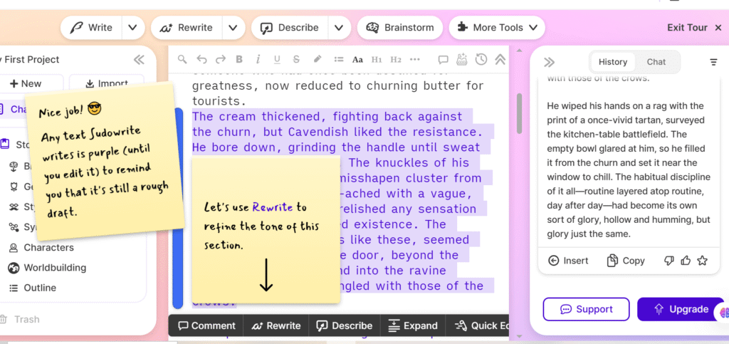 sudowrite-for-novel-writing